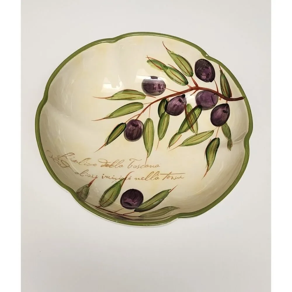 Toscany Vintage 3PC Olive Serving Bowls